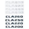 Car Trunk Letters Logo Emblem Badge Decals Sticker For Mercedes Benz CLA Class CLA35 CLA45 CLA260 CLA200 CLA180 CLA250 CLA220