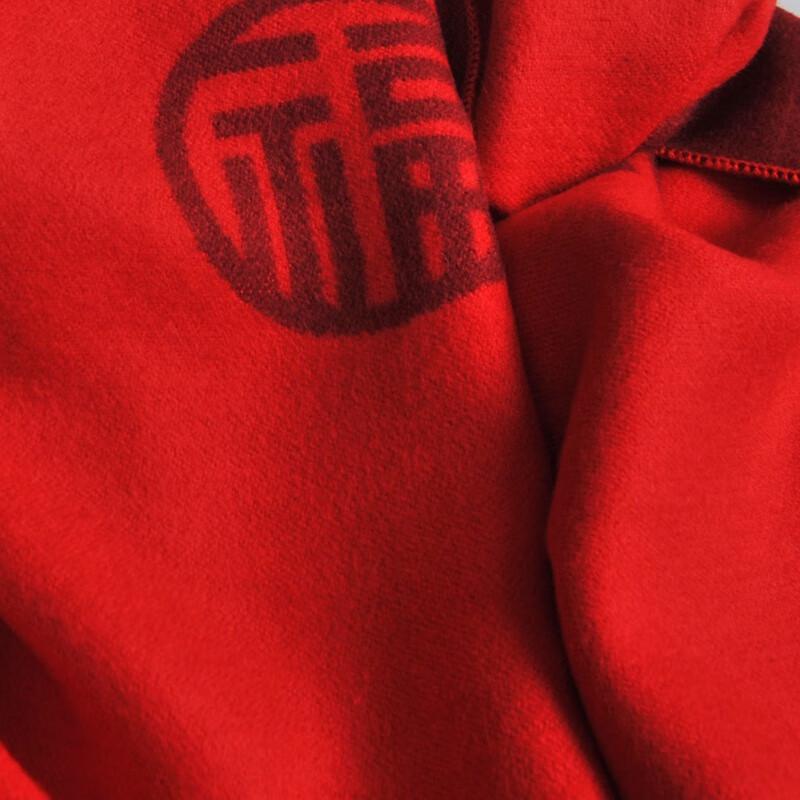 Aisi Yalan Ruyi Fu Auspicious Red Modal Scarf