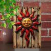 Vintage Metal Poster Sun Wall Art Decor Handmade Garage Man Cave Tin Sign
