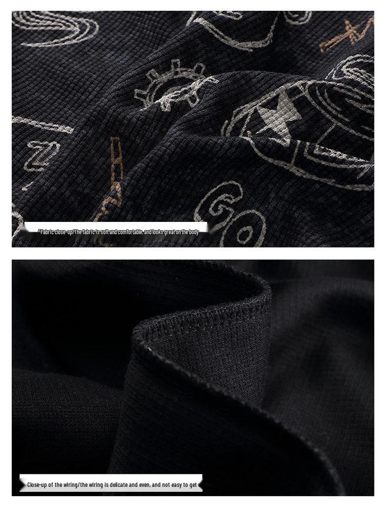 Trendy Men's Plus Size Crew Neck Sweatshirt - Spring/Autumn 2021 Collection for Larger Sizes