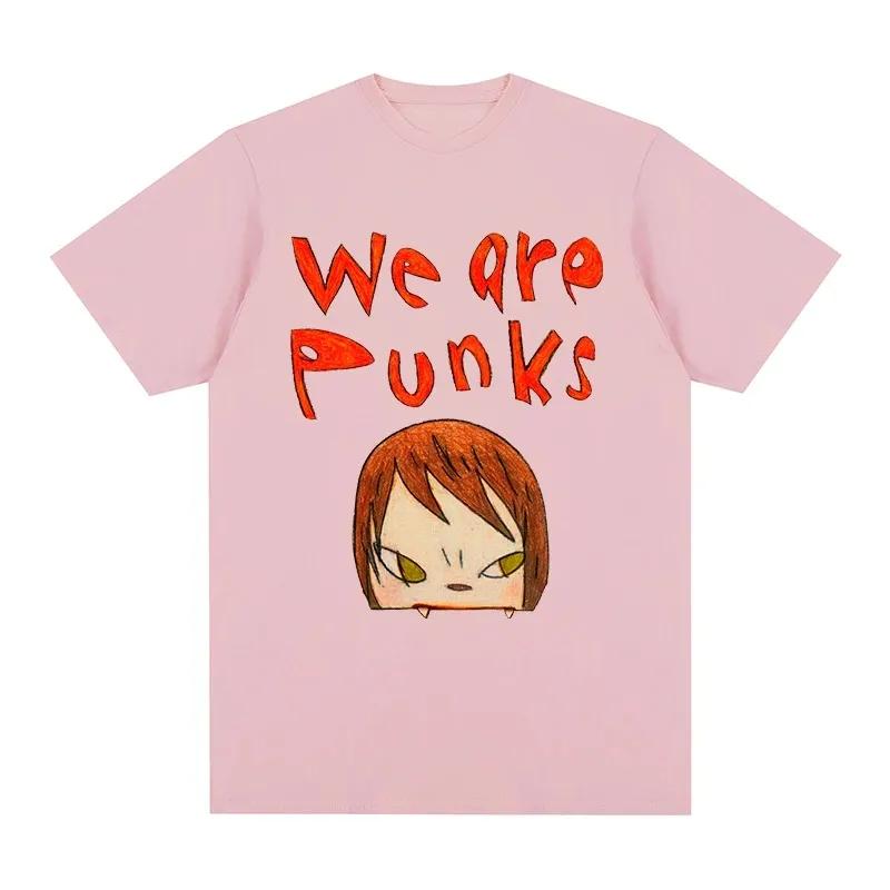 2026 Korea Kawaii Cute Anime Yoshitomo Nara We Are Punks Women Tshirt T Shirt New TEE Clothing Womens Tops