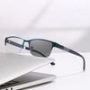 Blue Light Glasses Photochromic Sun Eyewear Half-frame Business Multifocal Presbyopia Glasses Diopter To +4.0 Eyeglasses for Men