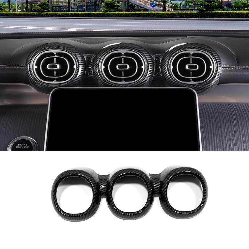 LHD For Mercedes Benz GLC Class X254 GLC260 GLC300  2024 Interior Window Gear AC Vent  Decoration Cover Stickers Accessories