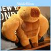 Plush Muscle Capybara Toy Animal Pillow Stuffed Birthdays Gifts Decoration Room
