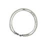 Akoya Gray Pearl Double-Strand Choker with Figure-8 Clasp