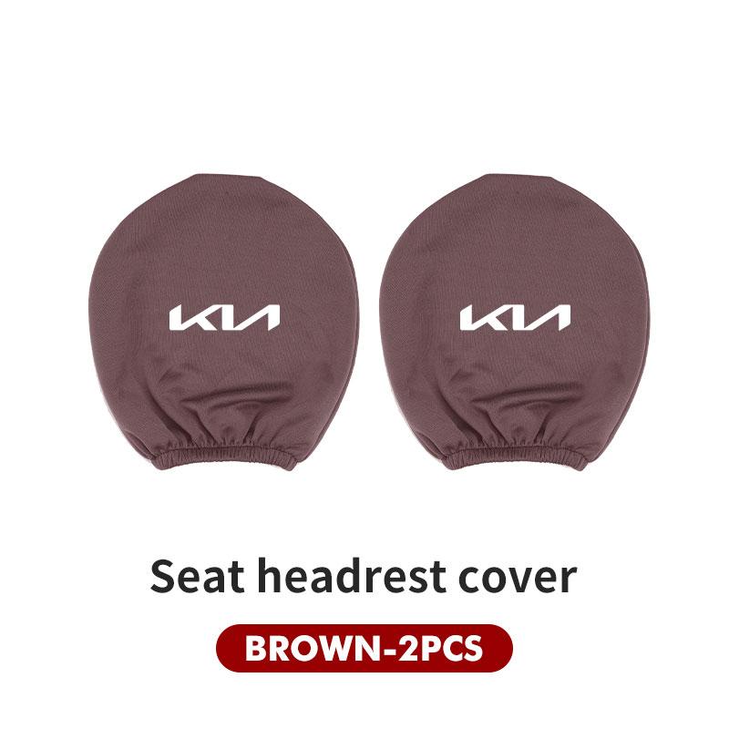 AFT2 For KIA Car Neck Pillow Protection Cover Wear-resistant Anti-Dirty Headrest Pillow Case K5 K2 Optima Soul Spectra Niro Cadenza