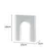 Colorful Geometric Crystal Arch Ornaments Transparent Geometric Square Crystal Statue Desk Decoration Glass Crafts Sculpture