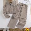 Girls' Fashionable Striped Two-Piece Set: Fall Children's Casual Pants Outfit