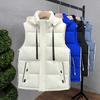 Men's Autumn and Winter Couple Tooling Cotton Vest Thickened Autumn and Winter Warm Vest Fashion Vest Winter Jacket Student