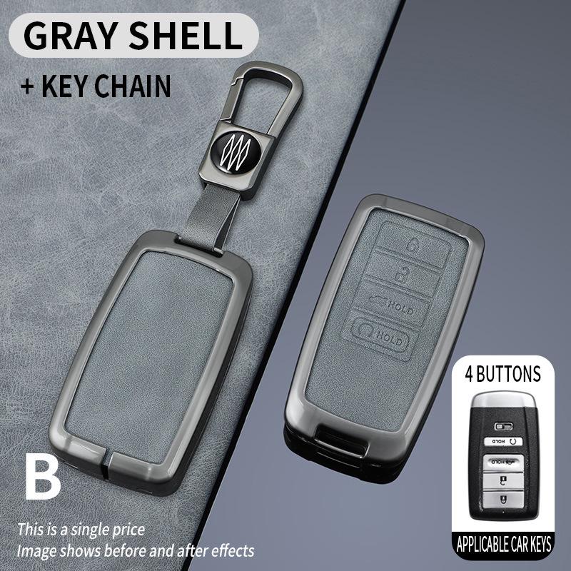 Acura MDX Men's High-End Car Key Case - Fits ZDX/ILX/RDX/CDX/RLX Models, Anti-Lost Remote Holder