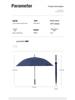 Luxurious Solid Wood Long Handle Umbrella - Men's Reinforced Extra Large Retro Wind & Storm-Proof Dual-Use Umbrella