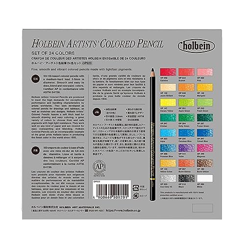 Holbein Artist Colored Pencils OP920 24-Color Set 20920
