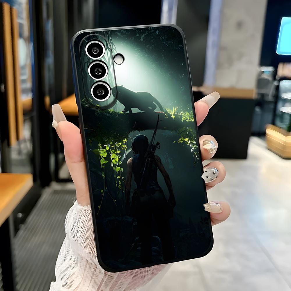 T-Tomb Raider Phone Case For Samsung S26 S25 Plus S20 S20 Plus S22 Ultra S23 FE S21 Plus S21 Ultra Soft Cover