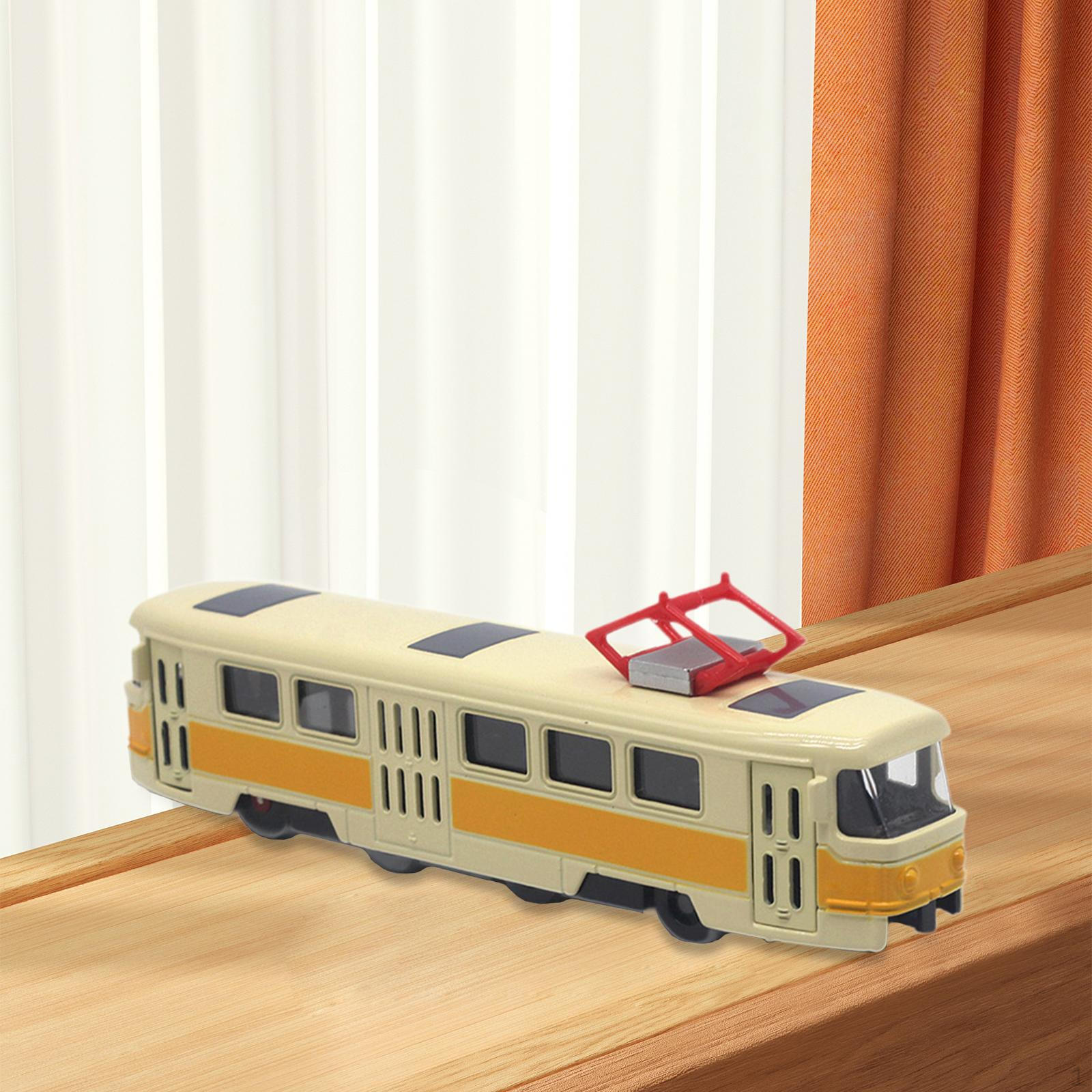 

1:90 городских автобусов, игрушечные машинки, литые под давлением, сплав, открывающиеся двери, украшения, имитация, коллекционные предметы, оттягивание назад жёлтый