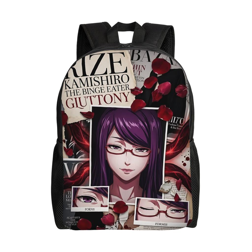 Fashion Halloween Tokyo Ghoul Kaneki Backpacks Its Bag mochila Camping Large Capacity Rucksack