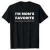 Baumwolle Lustig Mama's Lieblingssohn Tochter Ich bin Mama's Liebling T-Shirt Golf Geschenk