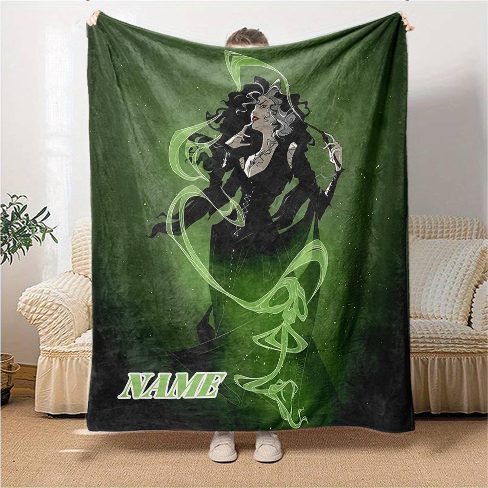 Custom Name "Harry Potter's Magical Moment" blanket for Couch & Bed, Plush Cozy Fuzzy Blanket Super Soft & Warm Blankets for Fall and Winter. 0908111