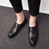 Herbst 2025 neue Businesskleid Mode lässige Lederschuhe Slipper One Pedal Herren Vier Jahreszeiten Lederschuhe