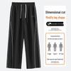 MARK FAIRWHALE Men's Straight-Leg Letter Casual Pants