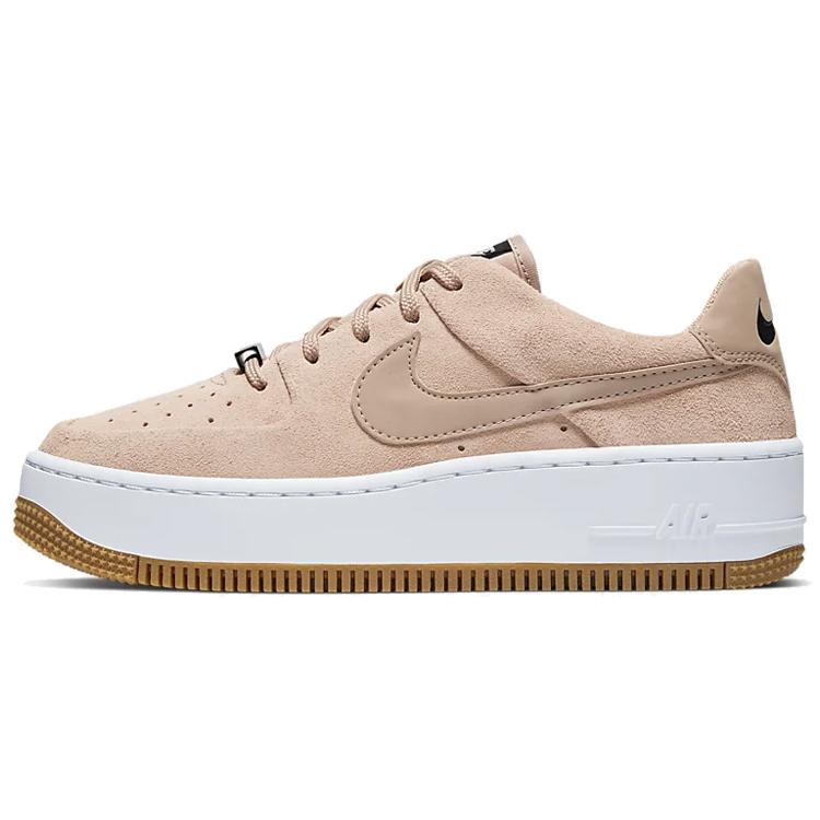New Nike Air Force Sage Low Beige Suede Women's AR5339-203