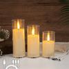 Realistic Flickering LED Flameless Candles with Remote Control Fake Candle Lights  Table Decoration