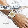 Top Brand Hollow Diamond Watch Waterproof Business Automatic Mechanical Watch Men's Wristwatch