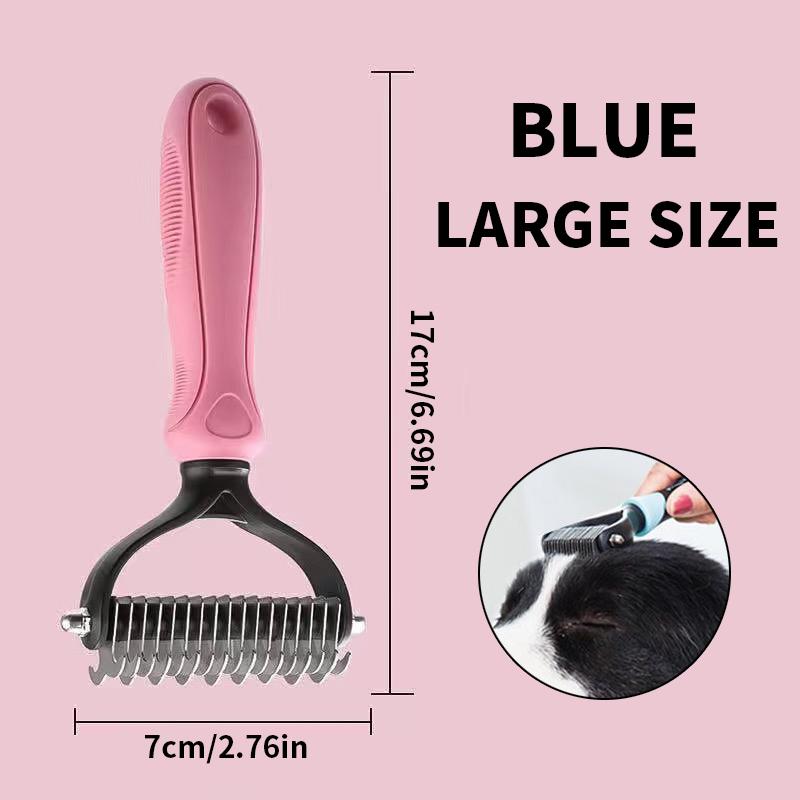 Ein doppelseitiger Knotenkamm für Haustiere, Hundekamm, Hundekamm, Katzenschönheit, Haarentfernung, Katzenkamm, Heimtierbedarf