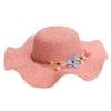 Women Girls Beach Floppy Foldable Sun Hat Wide Brim Straw