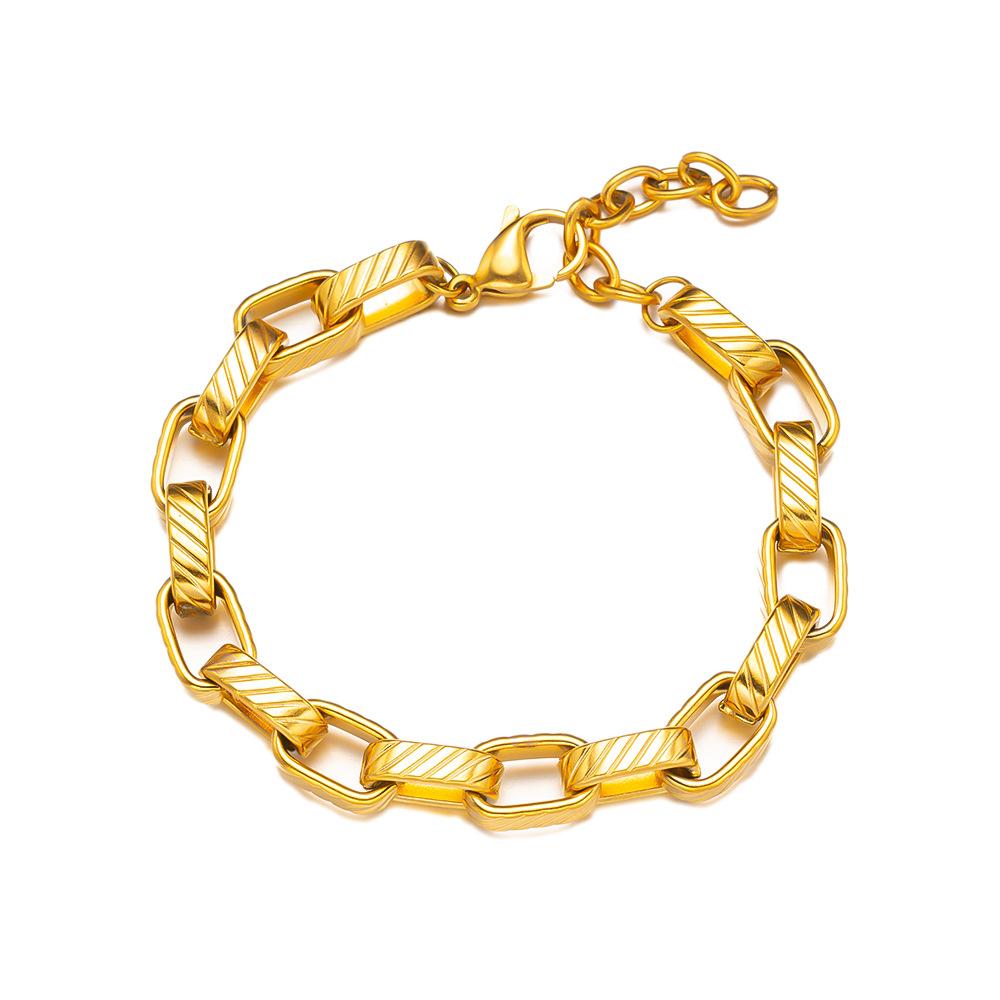 Personalized hip hop ins style accessories trend twill men's and women's bracelets