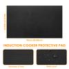 Large Induction Cooktop Protector Mat Reusable Induction Cooktop Cover Translucent Induction Hob Protector Pad for Cooker