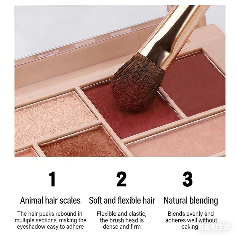 4pcs/5pcs Eyeshadow Professional Makeup Brushes Set Highlight Brush Sculpting brush Powder Brush Soft Cosmetic Tools