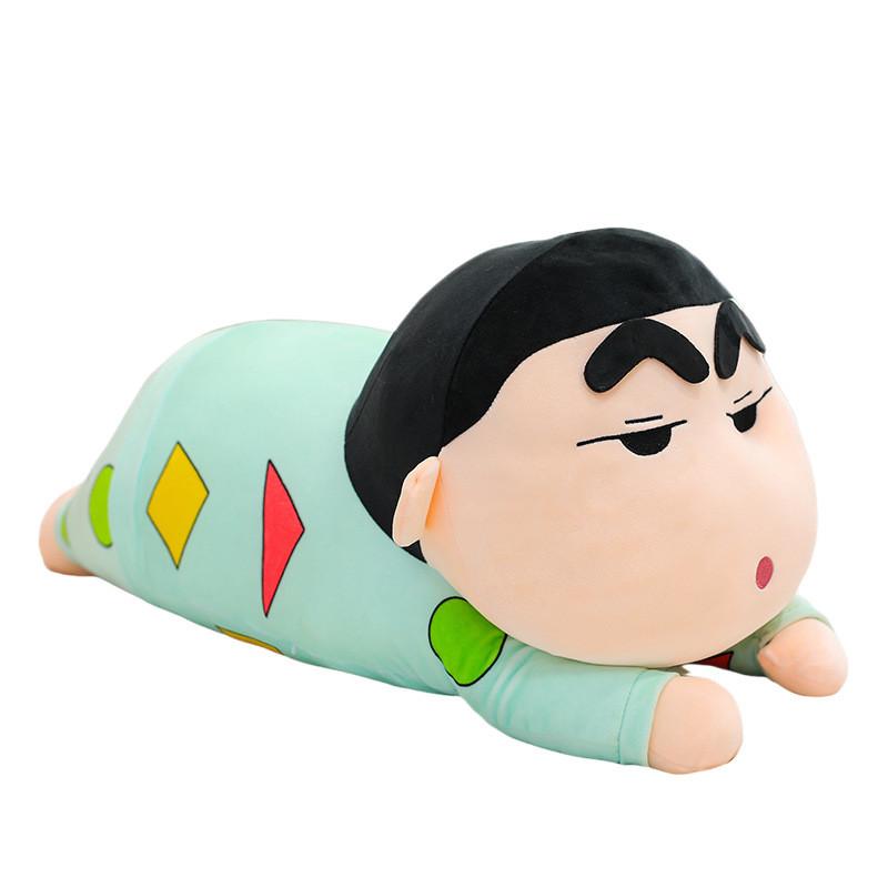Crayon Shin Chan Sleeping Pose Plush Cartoon Soft Bed Decor Gift For Kids
