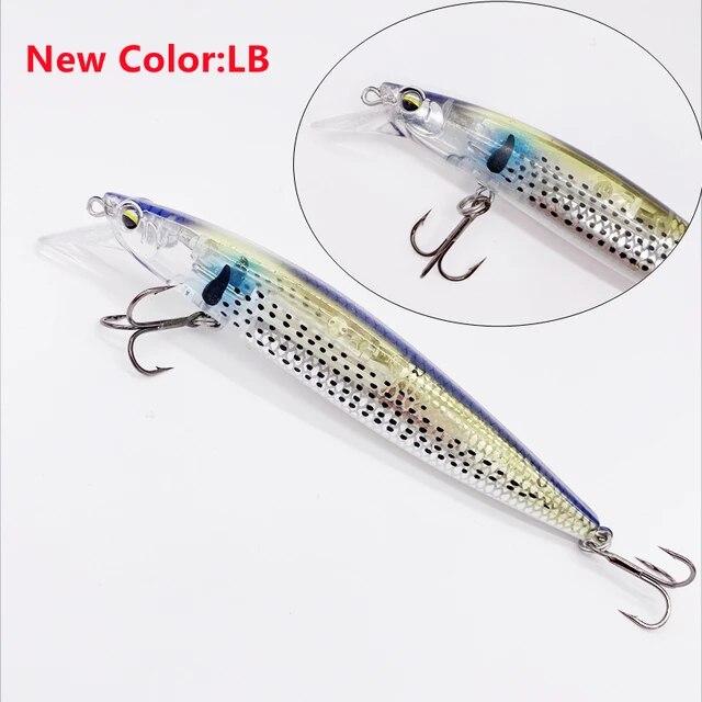 13cm/20g Fishing Minnow Flash Lures Flash Blade Floatng Sea Bass Lure Bait Hard Floating Wobblers Crankbait