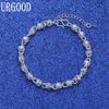 925 Sterling Silver Round Bracelet  Fashion Jewelry Gift