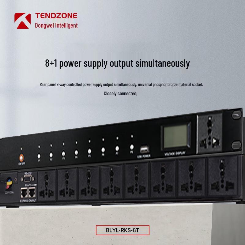 TENDZONE BLYL-RKS-8T 8-Channel A/V Power Sequencer (CN Version)