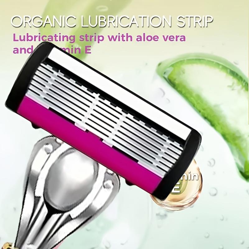 6-layer Razor Blade, Men's Stainless Steel Blade, Classic Water Washed Razor, Sharp Blade for Clean Shaving