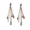 Retro Bohemian Woven Tassel Earrings In Niche Forest Style