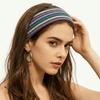 Soft Sports Headwrap Wide Band Yoga Hairband New Striped Headband  Gym
