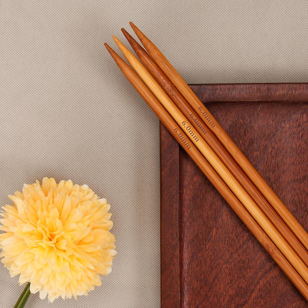 Zestaw bambusowych drutów do robienia na drutach: Pełny zestaw do szalików, swetrów i nie tylko