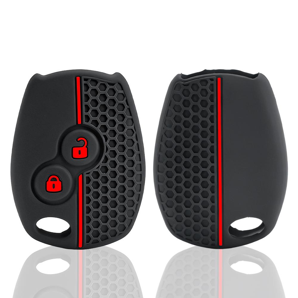 1 PCS silicone car key case for renault trafic clio Duster Logan dacia sandero for Nissan terrano Almera
