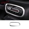 For Benz Smart Fortwo 15-20 Silver Steel Central Console AC Switch Panel Trim