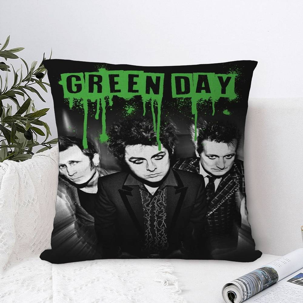 

G-Green D-Day American Idiot Cushion Cover Decorative Pillow Sofa Home Decor case pillow cases 12x12Inch