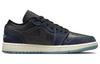 Jordan 1 Low SE Black Dark Obsidian Snakeskin Women's FJ5478-010