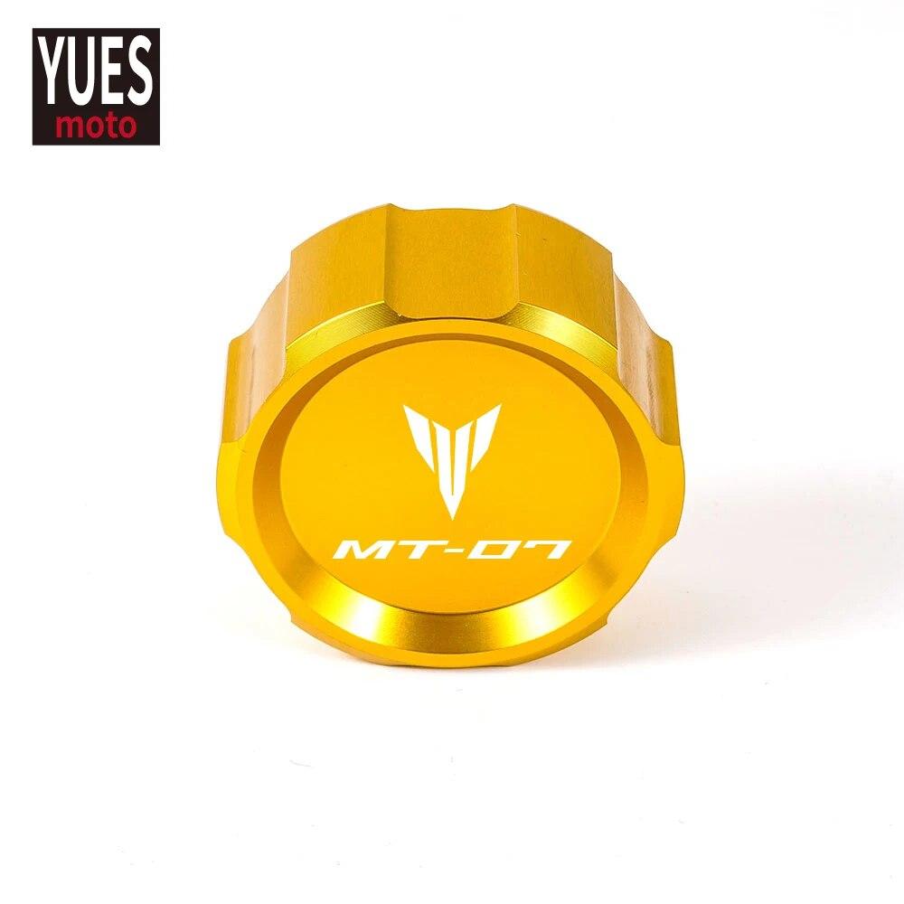 Motorcycle Accessories CNC Front & Rear Brake Fluid Cylinder Master Reservoir Cover Cap For Yamaha MT-07 MT 07 Mt07 2014-
