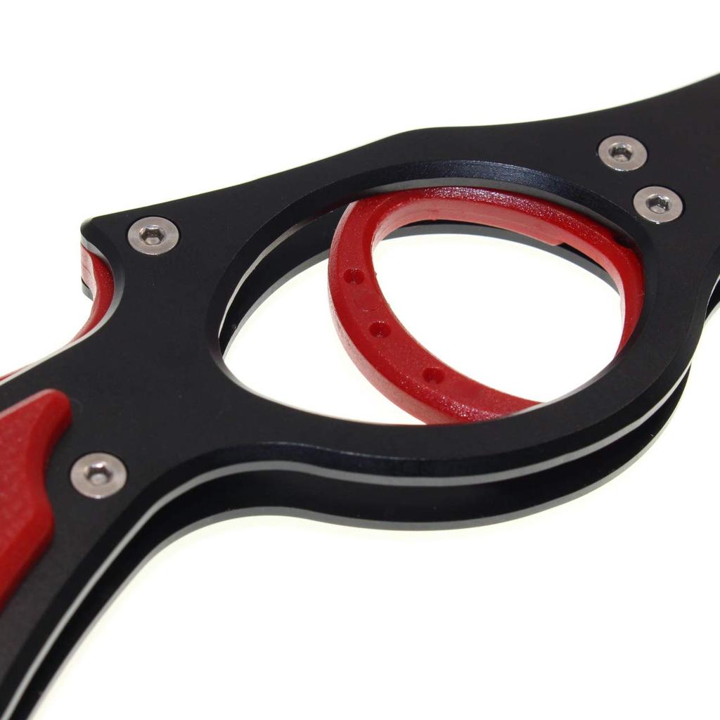 1091 Fish Lightweight Aluminum Fish Long Reach Gun Grip (Iregui) Grip, Grip, (Black (Resin Trigger))