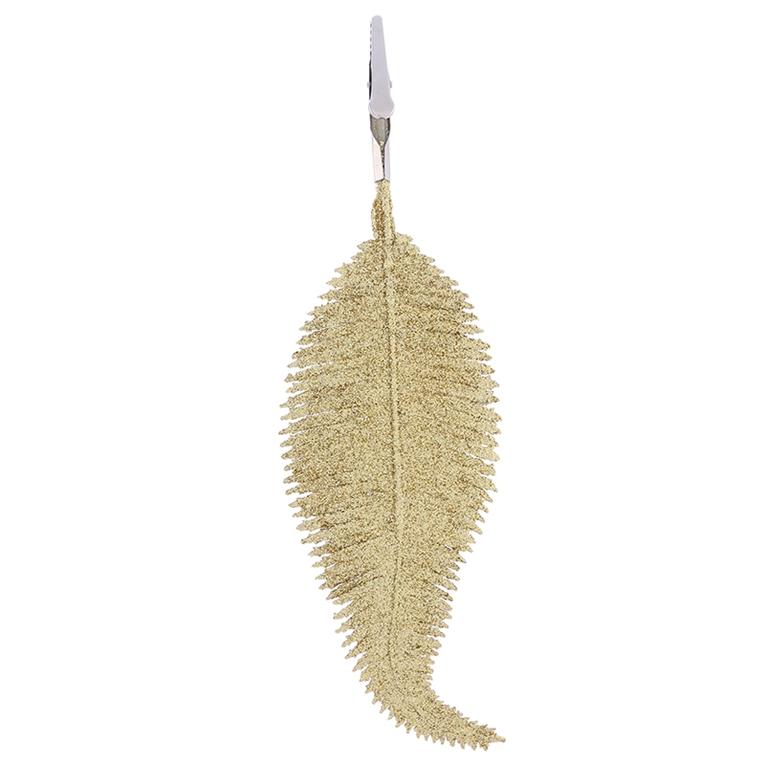 Christmas Tree Decoration Pendant Smooth Glowing Feather Clip Creative Decoration