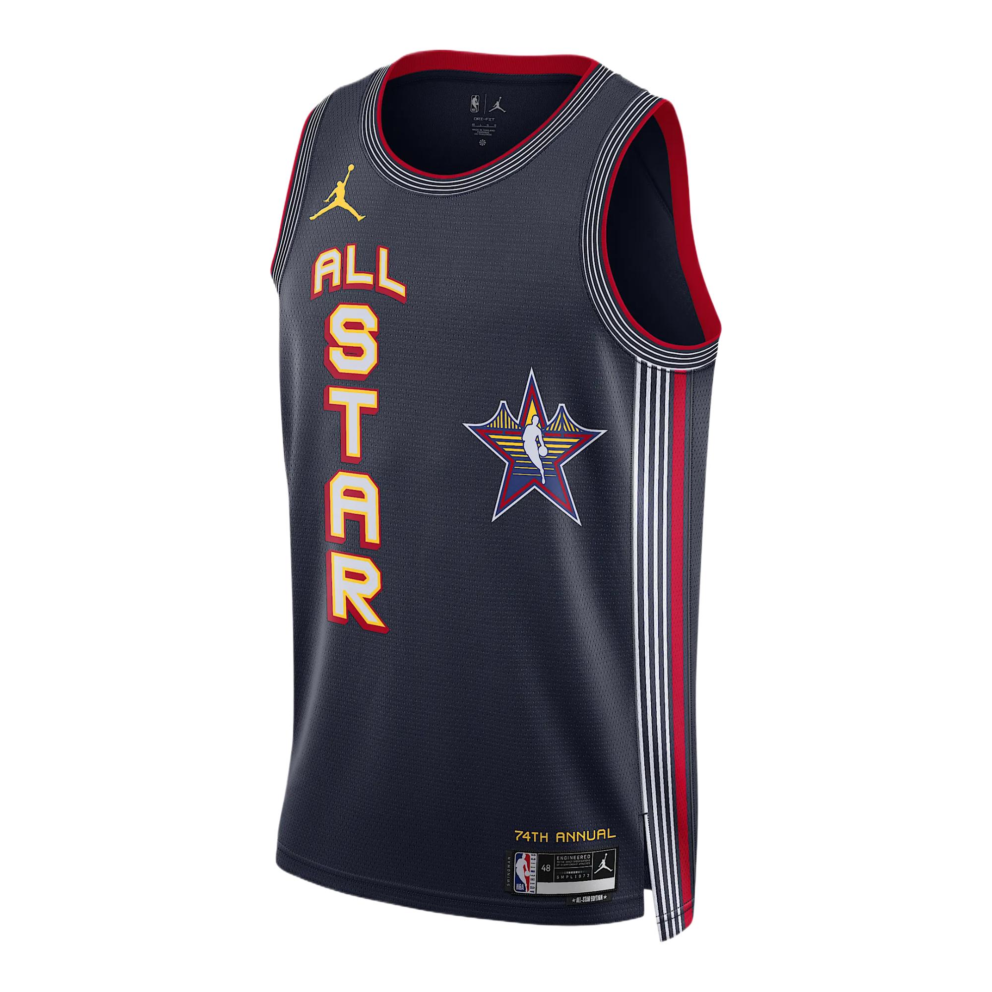 

Новая майка Jordan x NBA ALL STAR WEEKENDNike Dri FIT NBA Swingman для баскетбола, мужская, университетский темно-синий FZ6807-419 XL (US 52)
