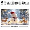 1Pcs Merry Christmas Snowman 70 Decoration Background Winter Backdrop Decorations For Photo Studio Photo Booth Christams Party