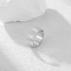 Stainless Steel Cross Om Open Rings Star of David Trinity Knot Adjustable Ring Multi Religious Spiritual Jewelry for Men Women