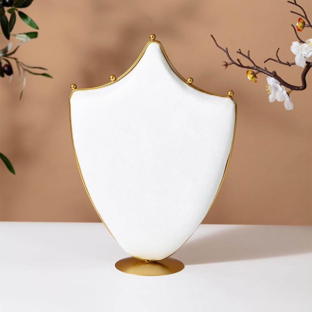 Metal Base Jewelry Display Stand Velvet Jewelry Organizer Storage Jewelry Display Tray Boutique